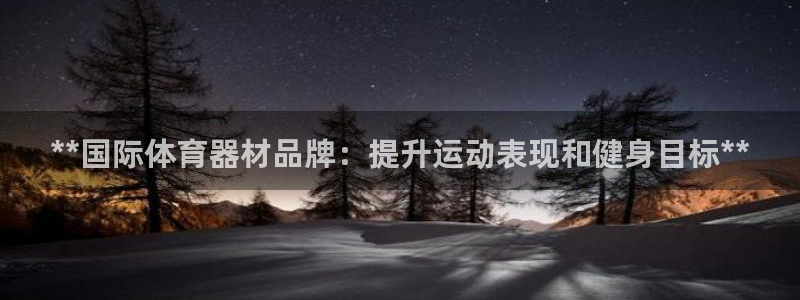 耀世平台会员中心怎么进：**国际体育器材品牌：提升运