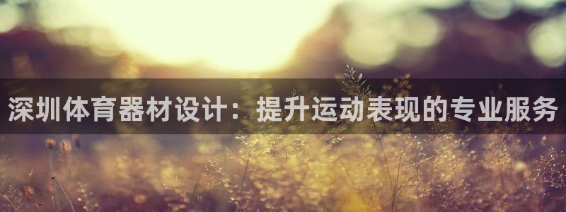 耀世平台的运营模式分析：深圳体育器材设计：提升运动表
