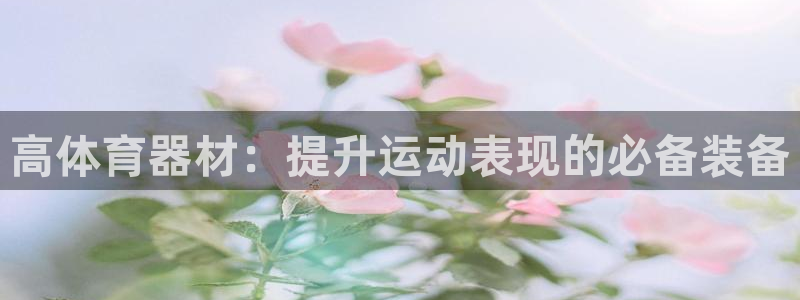 耀世兵权：高体育器材：提升运动表现的必备装备
