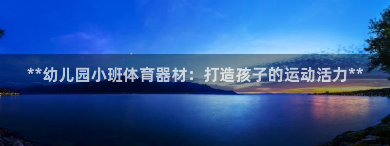 耀世登场的图片：**幼儿园小班体育器材：打造孩子的运