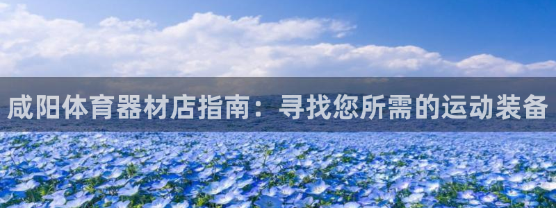 耀世平台负责人是谁：咸阳体育器材店指南：寻找您所需的