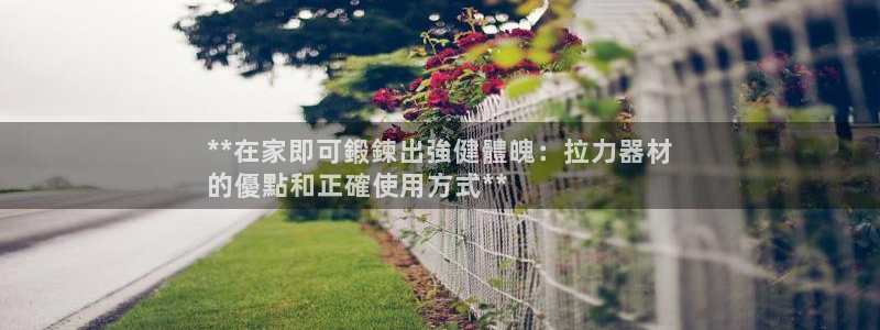 耀世娱乐提款怎么取消：**在家即可鍛鍊出強健體魄：拉
