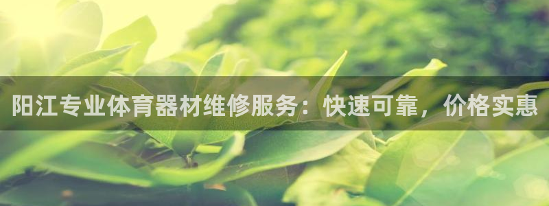 耀世娱乐平台官网登录入口网址：阳江专业体育器材维修服