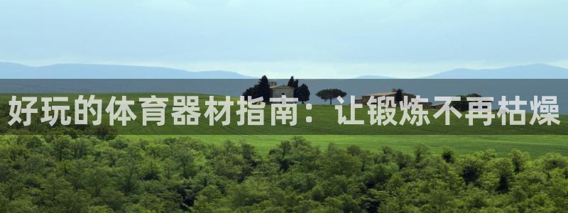 耀世平台主管代理怎么做：好玩的体育器材指南：让锻炼不