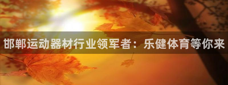 耀世令是什么：邯郸运动器材行业领军者：乐健体育等你来