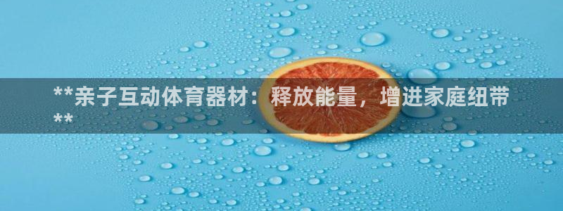 耀世集团的创始人是谁：**亲子互动体育器材：释放能量