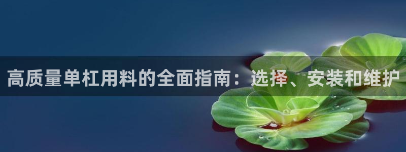 耀世是什么意思：高质量单杠用料的全面指南：选择、安装