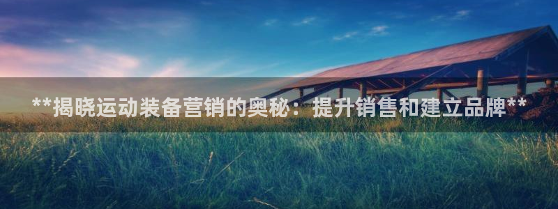 耀世娱乐腾讯分分彩：**揭晓运动装备营销的奥秘：提升